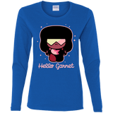 T-Shirts Royal / S Hello Garnet Women's Long Sleeve T-Shirt