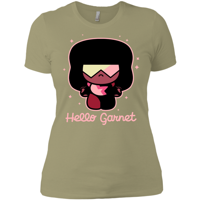 T-Shirts Light Olive / X-Small Hello Garnet Women's Premium T-Shirt