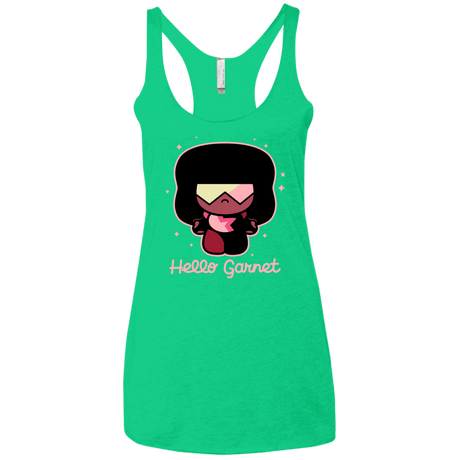 T-Shirts Envy / X-Small Hello Garnet Women's Triblend Racerback Tank