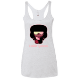 T-Shirts Heather White / X-Small Hello Garnet Women's Triblend Racerback Tank