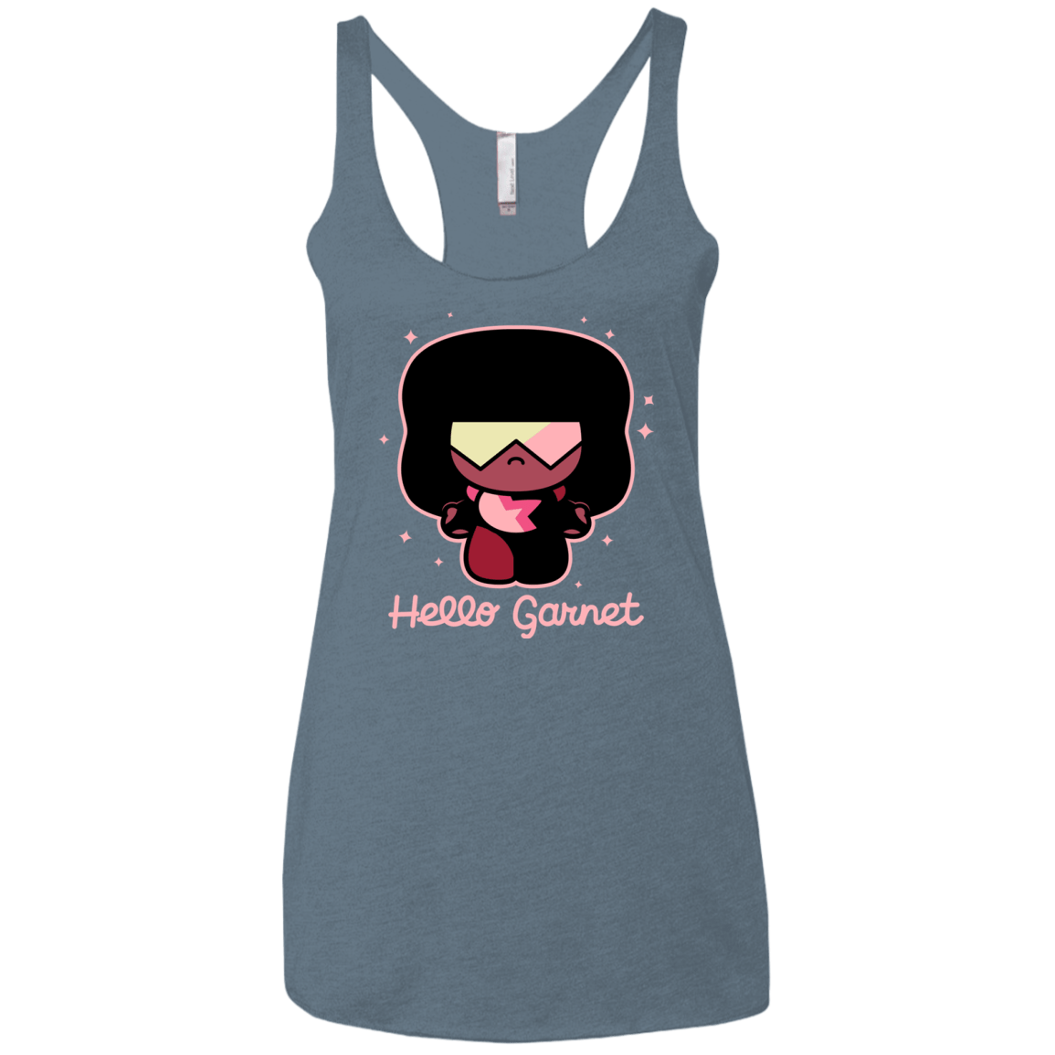 T-Shirts Indigo / X-Small Hello Garnet Women's Triblend Racerback Tank