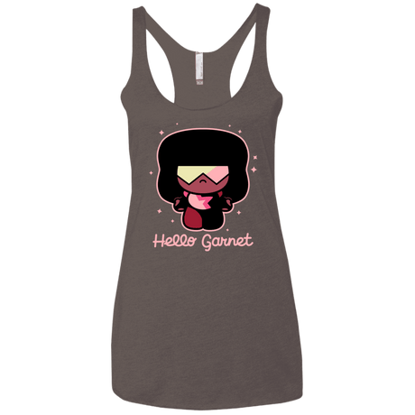 T-Shirts Macchiato / X-Small Hello Garnet Women's Triblend Racerback Tank