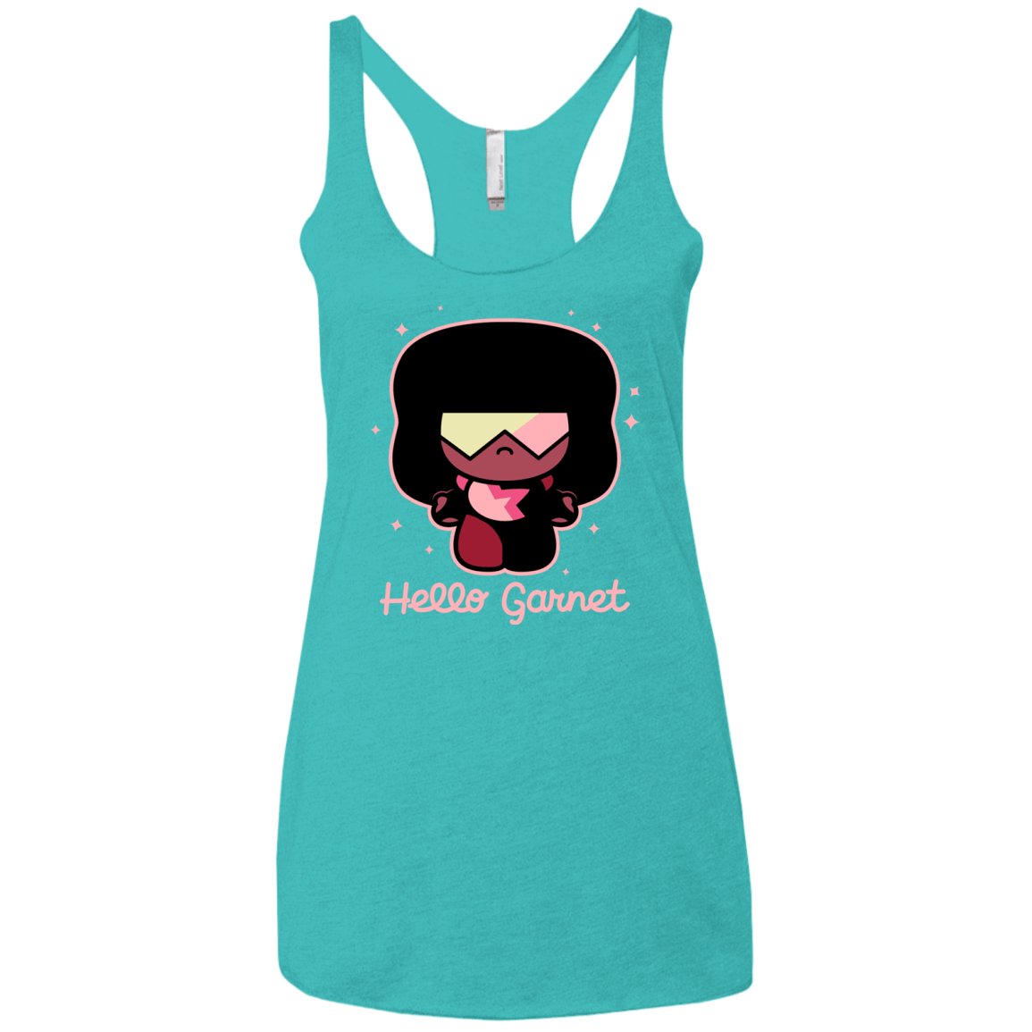 T-Shirts Tahiti Blue / X-Small Hello Garnet Women's Triblend Racerback Tank