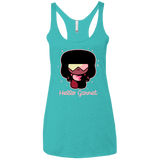 T-Shirts Tahiti Blue / X-Small Hello Garnet Women's Triblend Racerback Tank