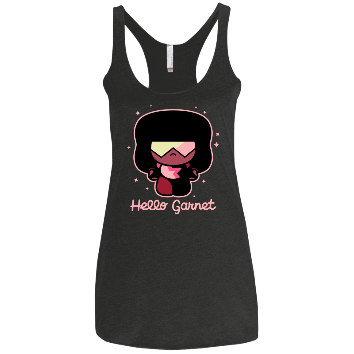 T-Shirts Vintage Black / X-Small Hello Garnet Women's Triblend Racerback Tank
