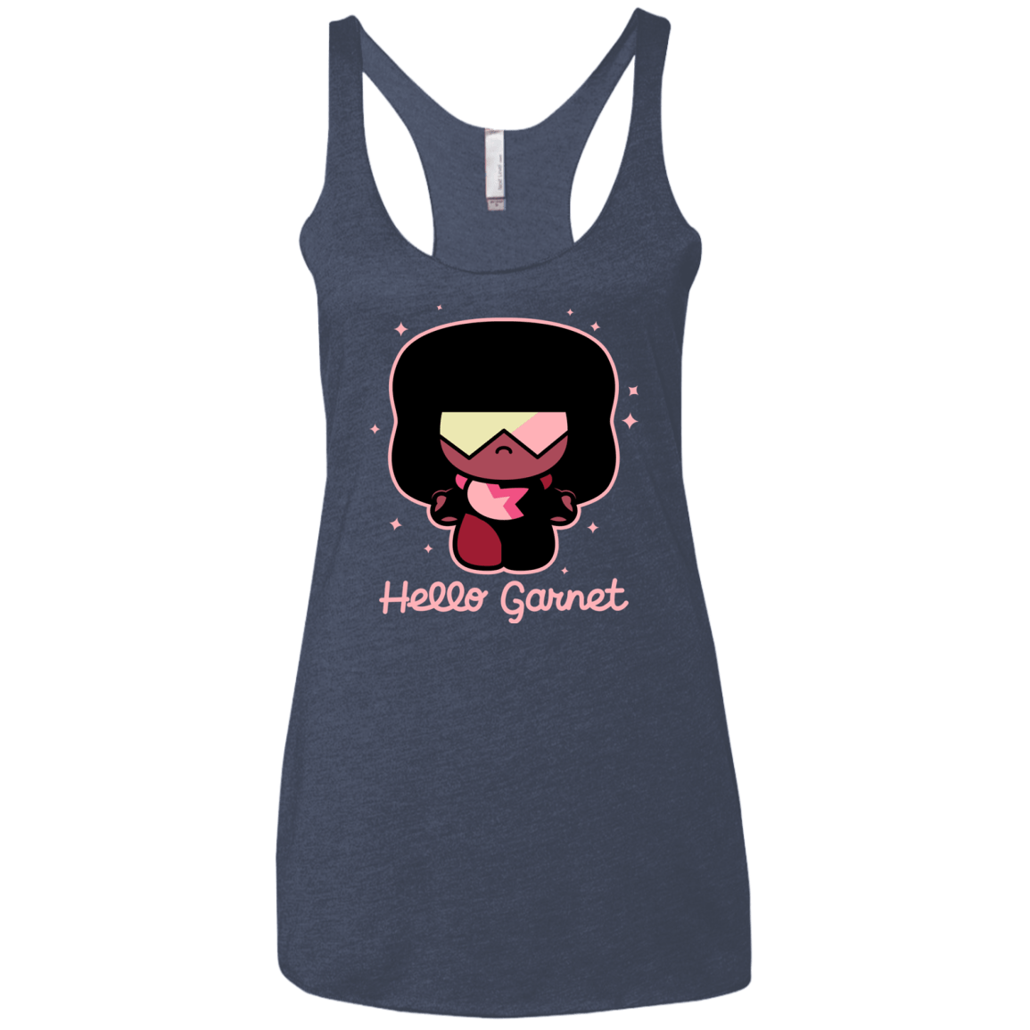 T-Shirts Vintage Navy / X-Small Hello Garnet Women's Triblend Racerback Tank