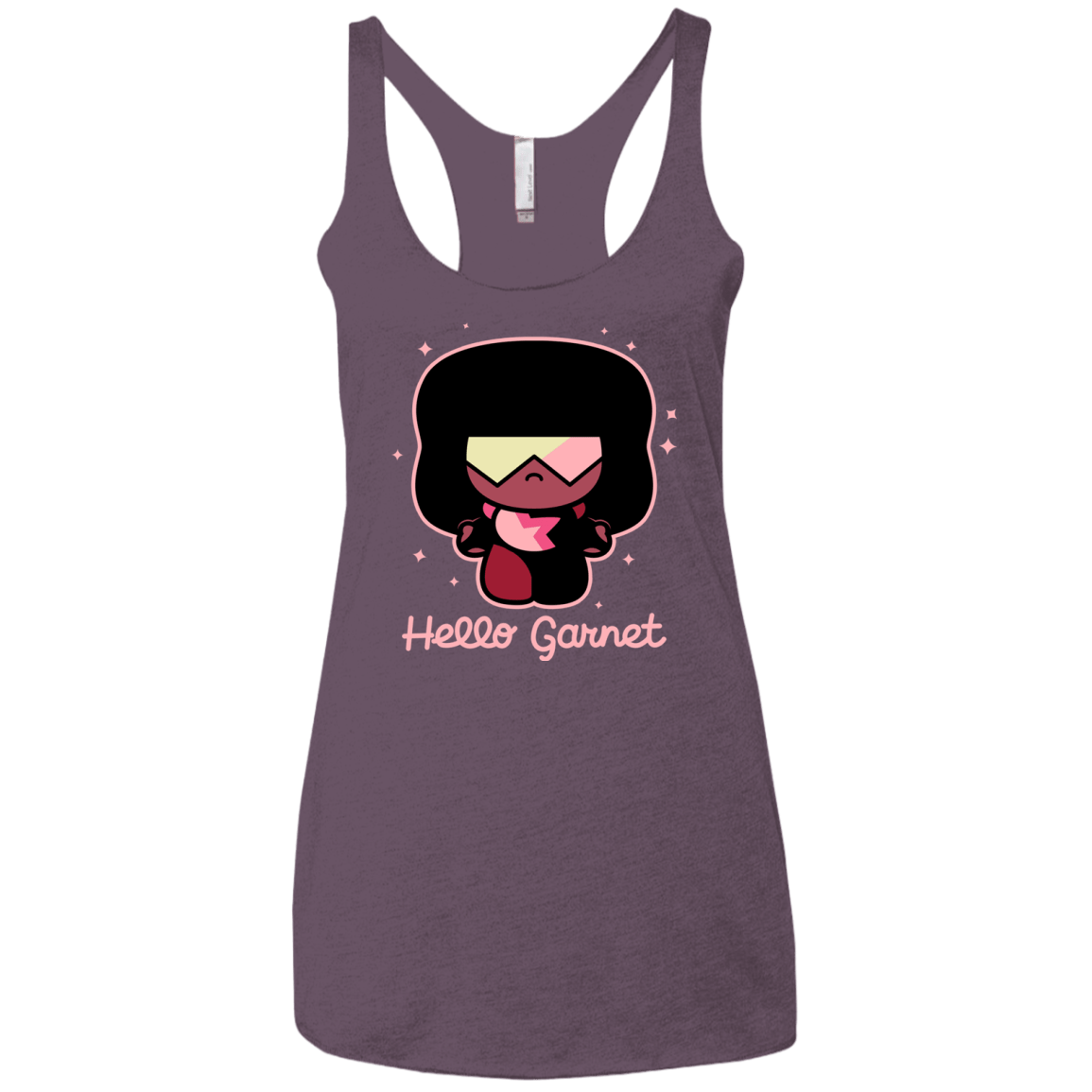 T-Shirts Vintage Purple / X-Small Hello Garnet Women's Triblend Racerback Tank