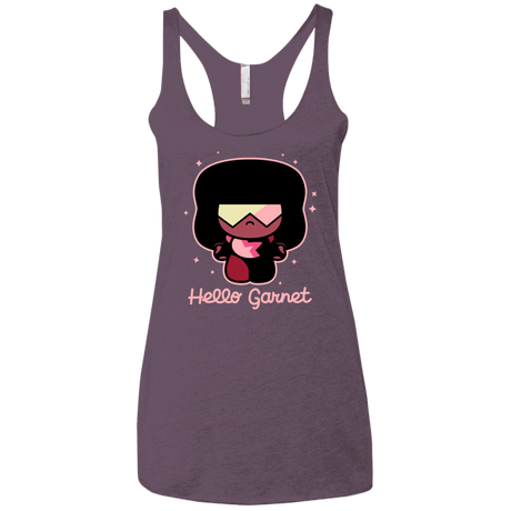 T-Shirts Vintage Purple / X-Small Hello Garnet Women's Triblend Racerback Tank
