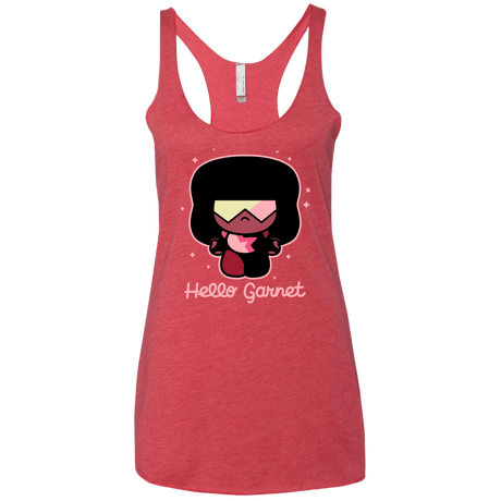 T-Shirts Vintage Red / X-Small Hello Garnet Women's Triblend Racerback Tank