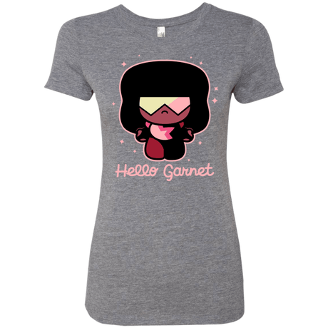 T-Shirts Premium Heather / S Hello Garnet Women's Triblend T-Shirt