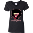 T-Shirts Black / S Hello Garnet Women's V-Neck T-Shirt