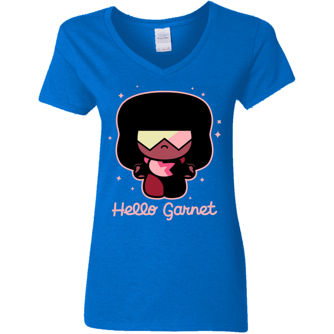 T-Shirts Royal / S Hello Garnet Women's V-Neck T-Shirt