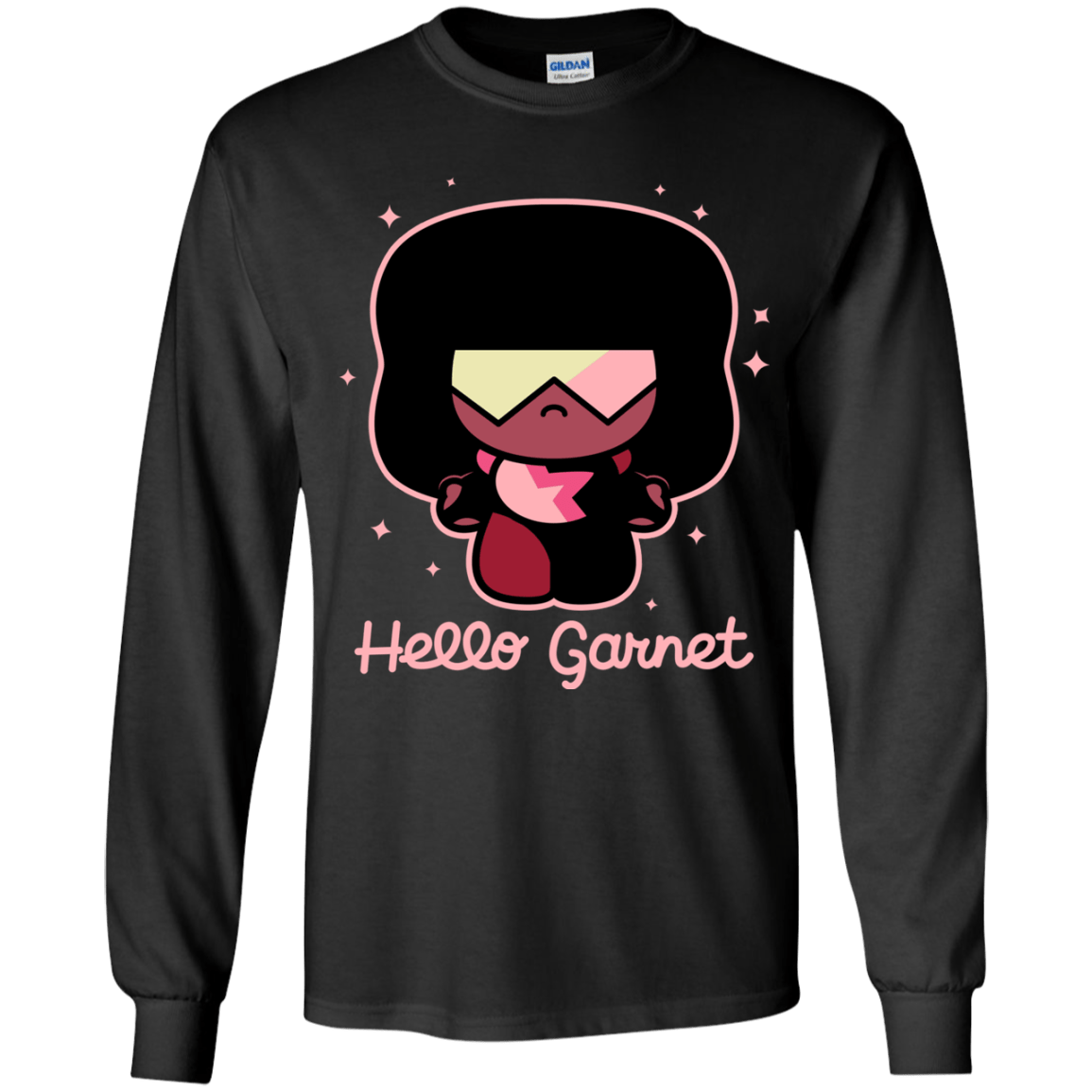 T-Shirts Black / YS Hello Garnet Youth Long Sleeve T-Shirt