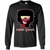 T-Shirts Black / YS Hello Garnet Youth Long Sleeve T-Shirt