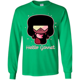 T-Shirts Irish Green / YS Hello Garnet Youth Long Sleeve T-Shirt