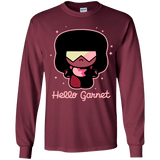 T-Shirts Maroon / YS Hello Garnet Youth Long Sleeve T-Shirt