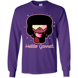 T-Shirts Purple / YS Hello Garnet Youth Long Sleeve T-Shirt