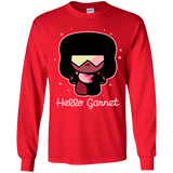 T-Shirts Red / YS Hello Garnet Youth Long Sleeve T-Shirt