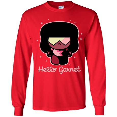 T-Shirts Red / YS Hello Garnet Youth Long Sleeve T-Shirt