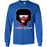 T-Shirts Royal / YS Hello Garnet Youth Long Sleeve T-Shirt