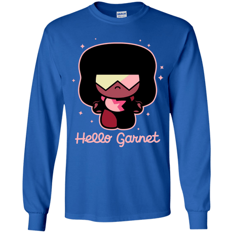 T-Shirts Royal / YS Hello Garnet Youth Long Sleeve T-Shirt