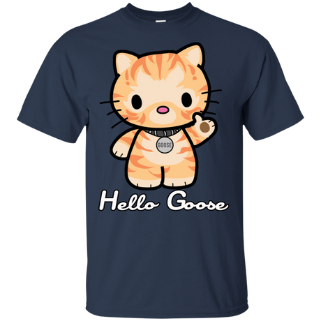 T-Shirts Navy / S Hello Goose T-Shirt