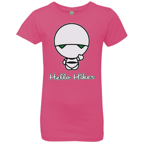 T-Shirts Hot Pink / YXS Hello Hiker Girls Premium T-Shirt