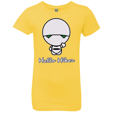 T-Shirts Vibrant Yellow / YXS Hello Hiker Girls Premium T-Shirt