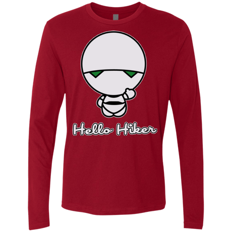 T-Shirts Cardinal / Small Hello Hiker Men's Premium Long Sleeve