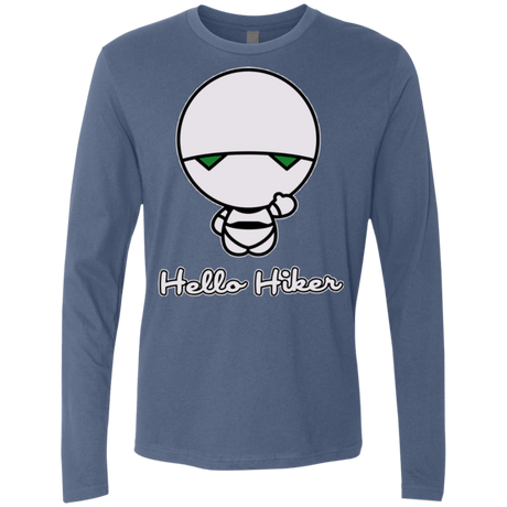 T-Shirts Indigo / Small Hello Hiker Men's Premium Long Sleeve