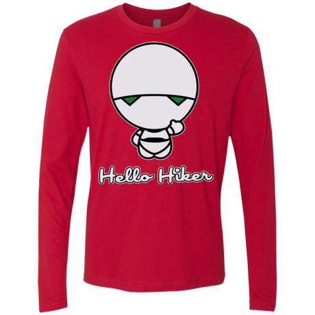 T-Shirts Red / Small Hello Hiker Men's Premium Long Sleeve