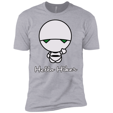 T-Shirts Heather Grey / X-Small Hello Hiker Men's Premium T-Shirt