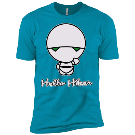 T-Shirts Turquoise / X-Small Hello Hiker Men's Premium T-Shirt