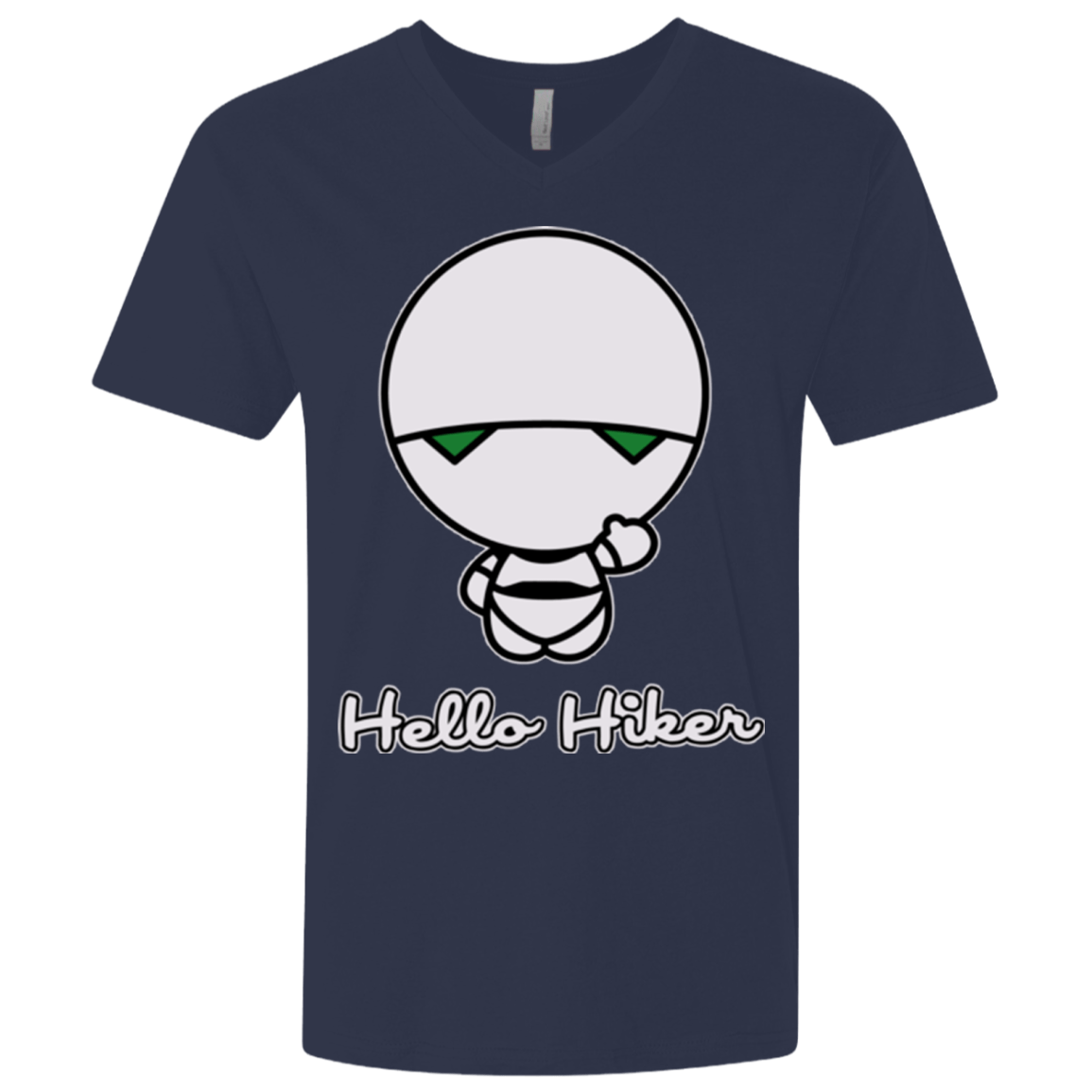 T-Shirts Midnight Navy / X-Small Hello Hiker Men's Premium V-Neck