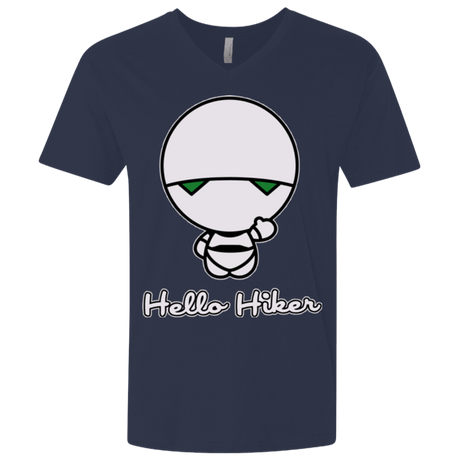 T-Shirts Midnight Navy / X-Small Hello Hiker Men's Premium V-Neck