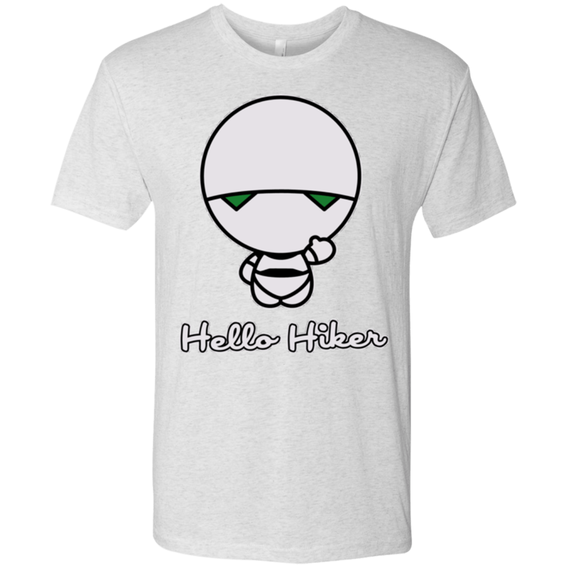 T-Shirts Heather White / Small Hello Hiker Men's Triblend T-Shirt