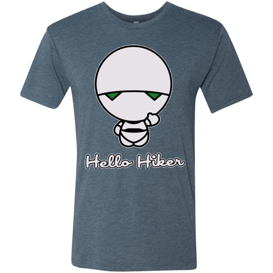 T-Shirts Indigo / Small Hello Hiker Men's Triblend T-Shirt