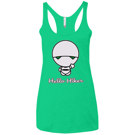 T-Shirts Envy / X-Small Hello Hiker Women's Triblend Racerback Tank
