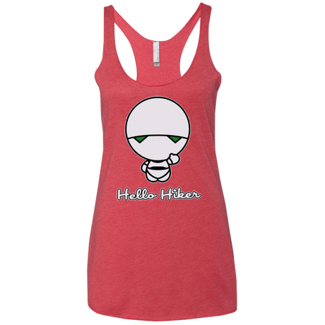 T-Shirts Vintage Red / X-Small Hello Hiker Women's Triblend Racerback Tank