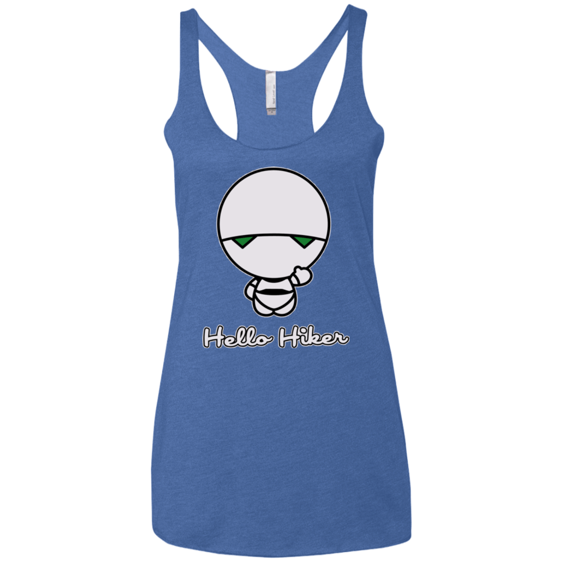 T-Shirts Vintage Royal / X-Small Hello Hiker Women's Triblend Racerback Tank