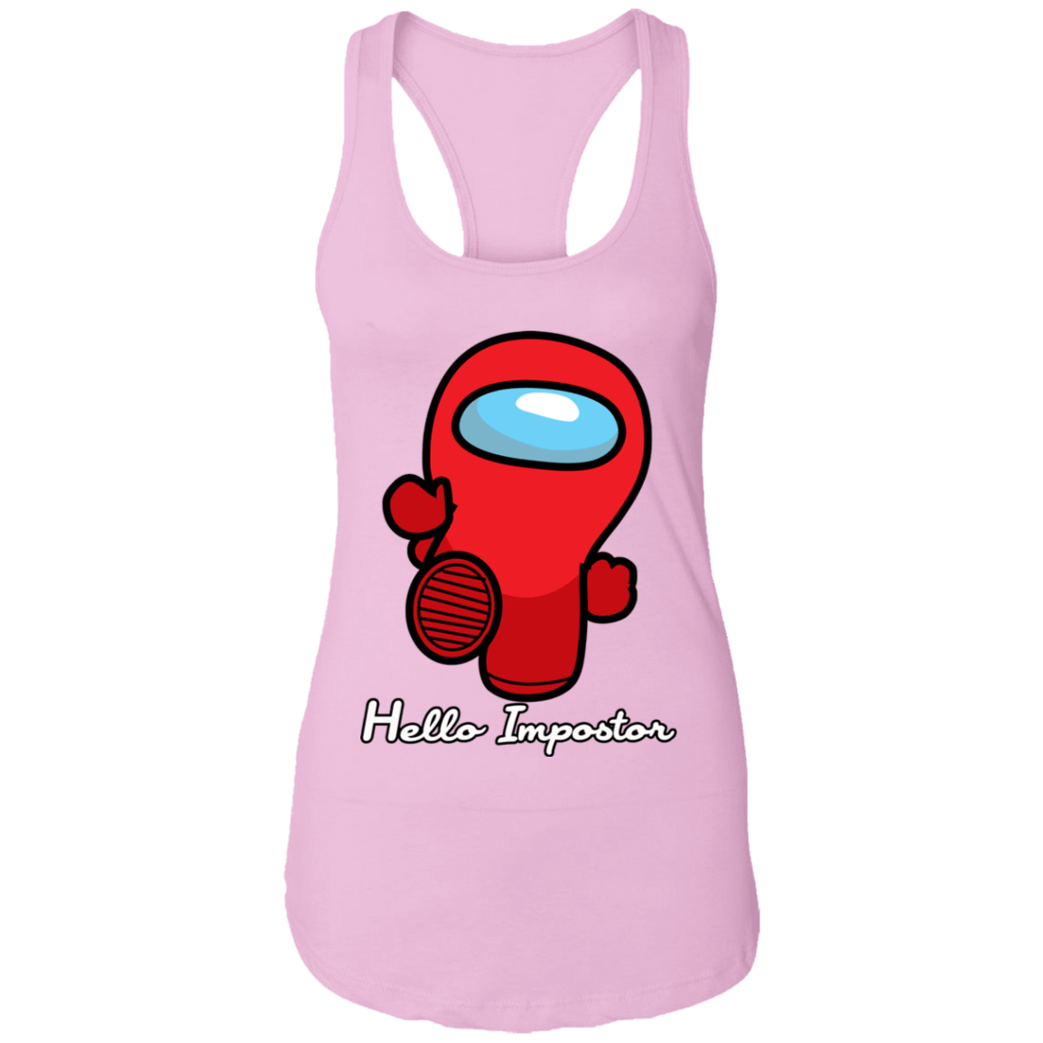 T-Shirts Lilac / X-Small Hello Impostor Ladies Ideal Racerback Tank