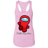 T-Shirts Lilac / X-Small Hello Impostor Ladies Ideal Racerback Tank