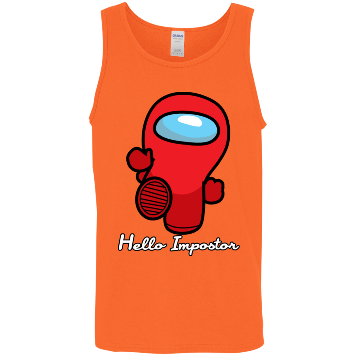 T-Shirts Orange / S Hello Impostor Men's Tank Top