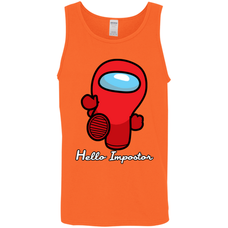 T-Shirts Orange / S Hello Impostor Men's Tank Top