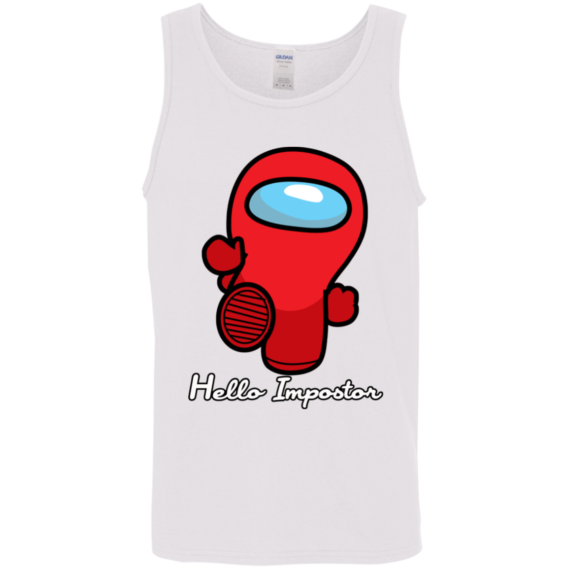 T-Shirts White / S Hello Impostor Men's Tank Top