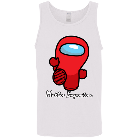 T-Shirts White / S Hello Impostor Men's Tank Top