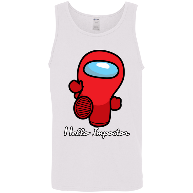 T-Shirts White / S Hello Impostor Men's Tank Top