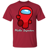 T-Shirts Cardinal / S Hello Impostor T-Shirt