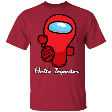 T-Shirts Cardinal / S Hello Impostor T-Shirt