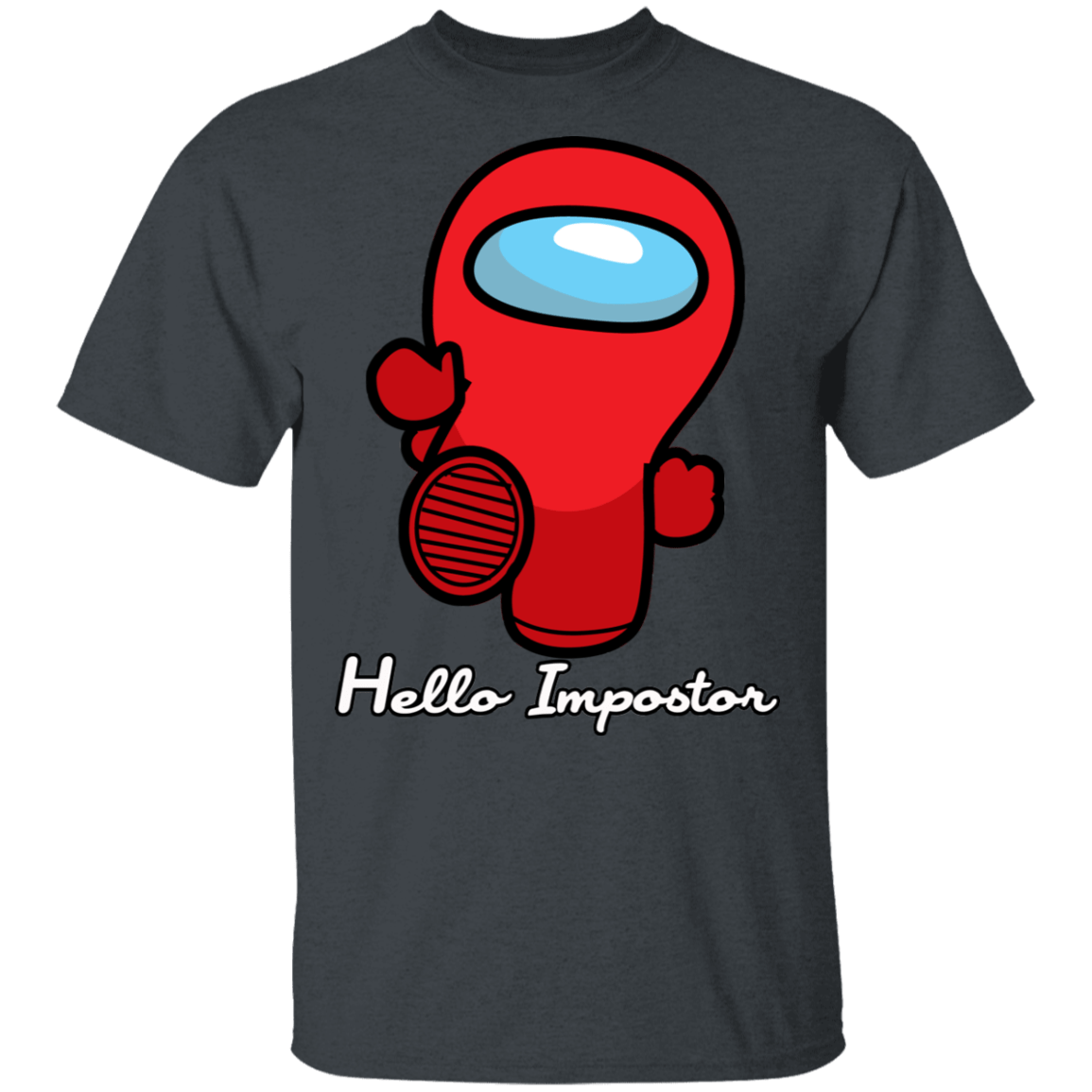 T-Shirts Dark Heather / S Hello Impostor T-Shirt